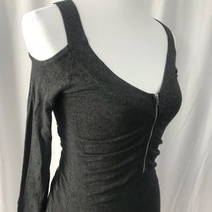 Open Shoulder Long Sleeve Sweater Dress - NWT